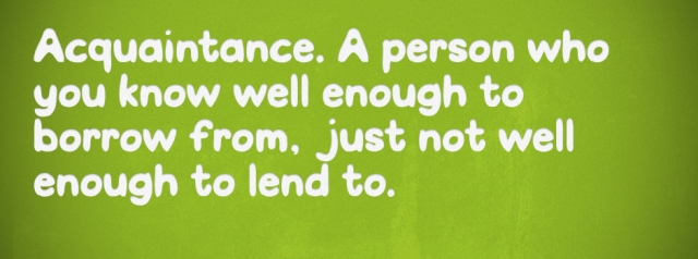 Acquaintance Font