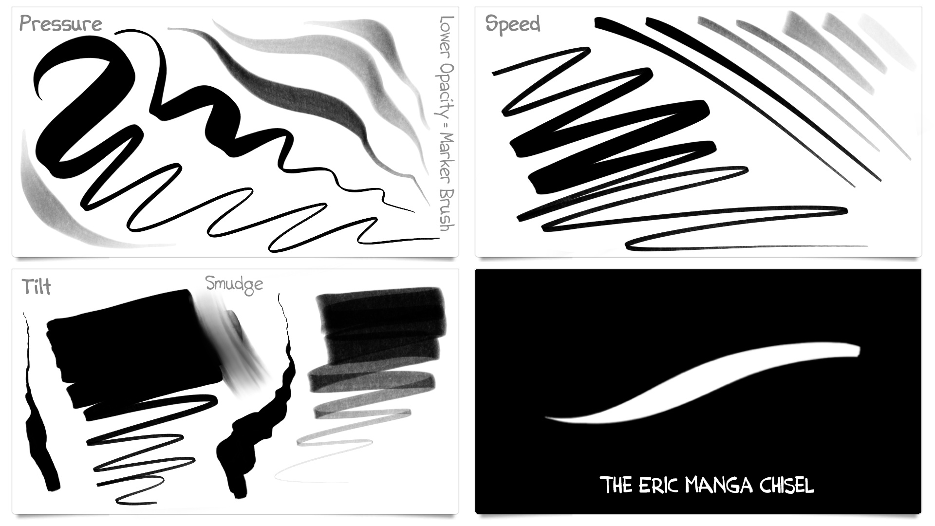 MANGA INK & ASIAN PAINT Brush Set 32+ Procreate Brush