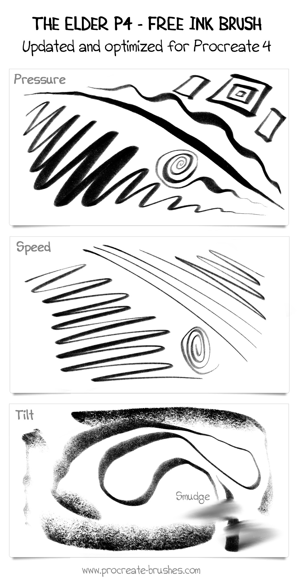 Free Comic Ink Brush Set For Procreate 16 Inking And Georg S