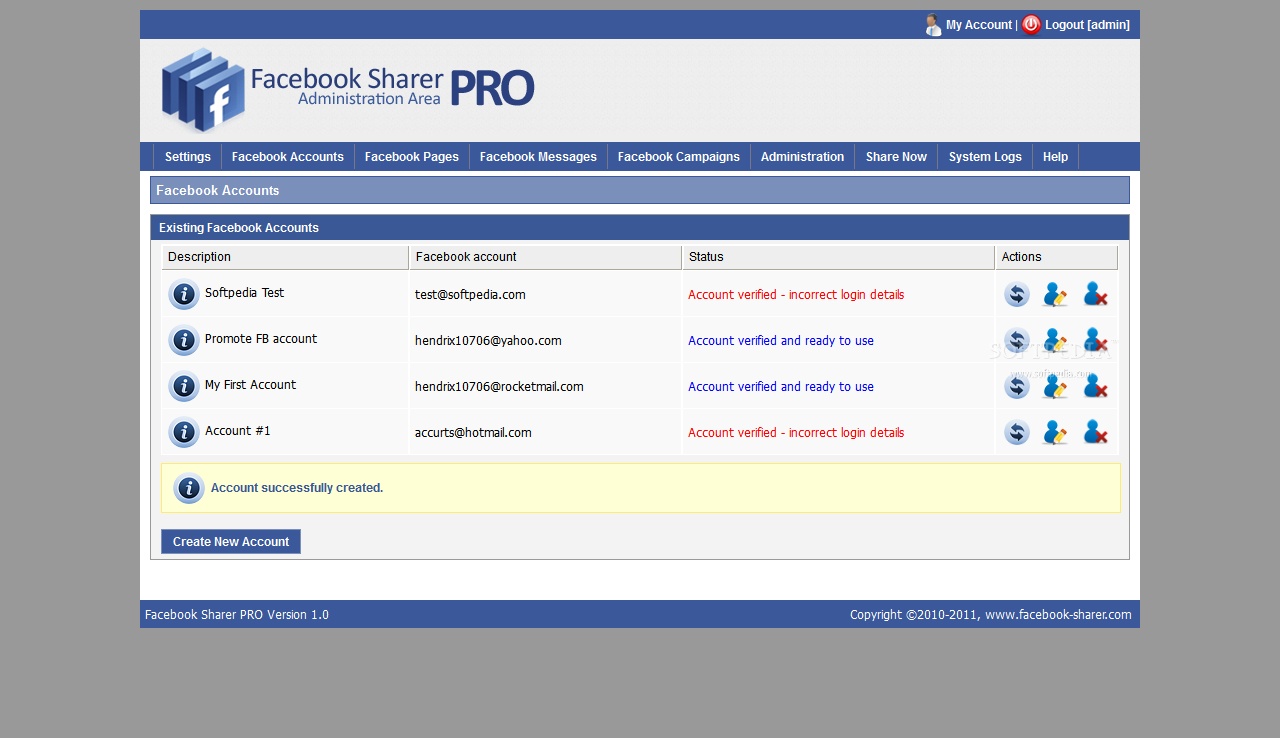 Facebook Sharer pro