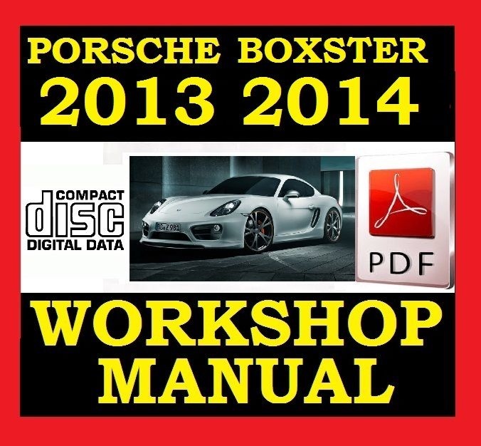 Download Porsche 981 Boxster User Manual