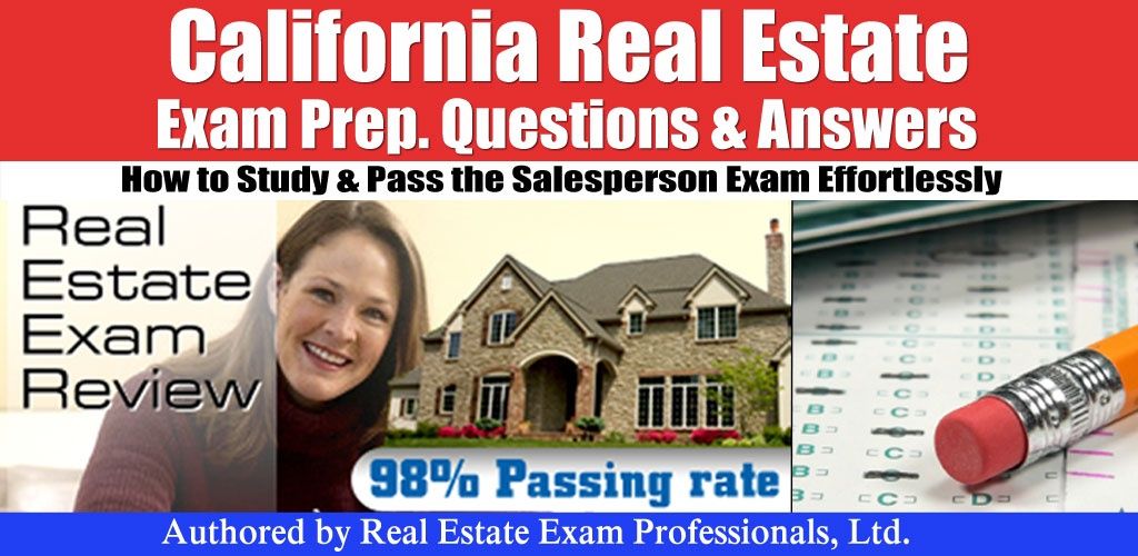 California Ca Real Estate Practice Prep Exam Questions