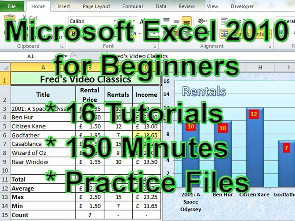 Microsoft excel 2007 practice exercises for beginners beginners